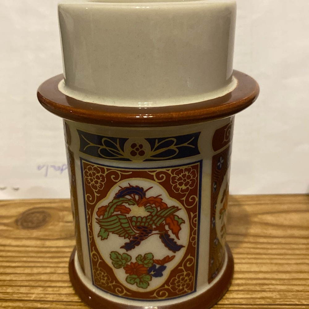 Vintage Japanese Colonial Candle Holder